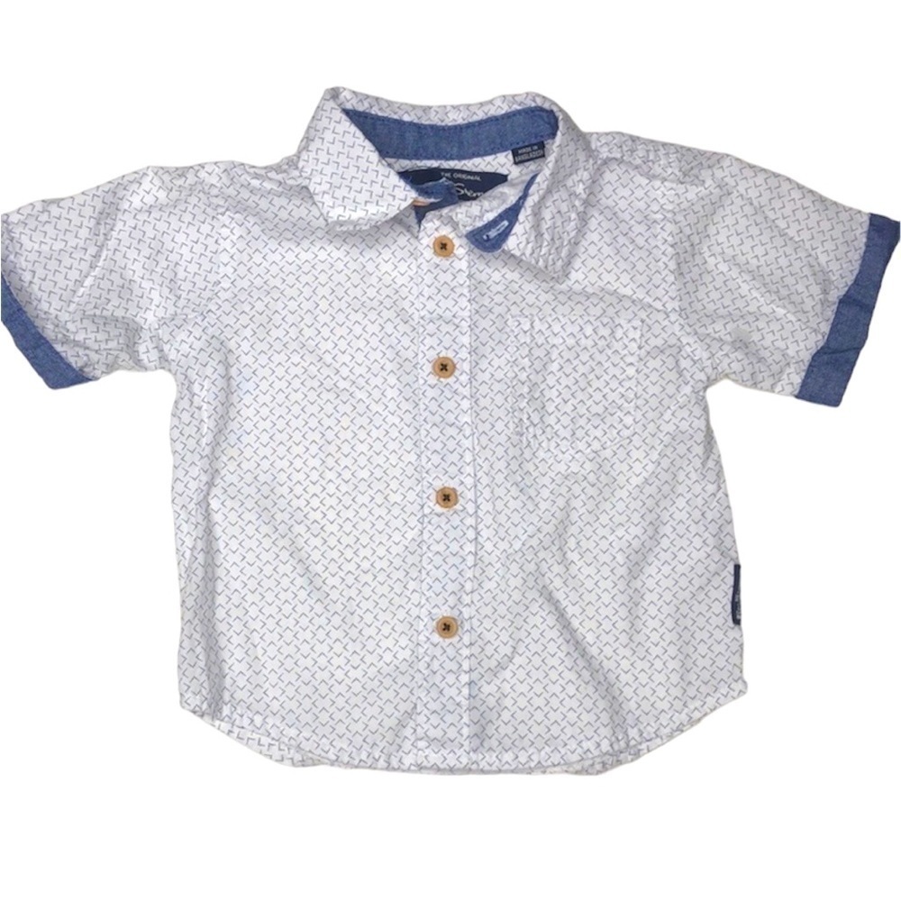 THE ORIGINAL BEN SHERMAN NAUTICAL BOYS SHIRT SIZE 12M